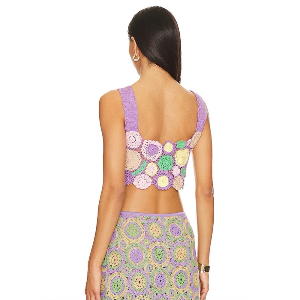 NWT Agua Bendita ‘Tanit’ Crop Top - Picture 3 of 5